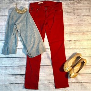 AG Adriano Goldschmeid Red Stevie ankle 25